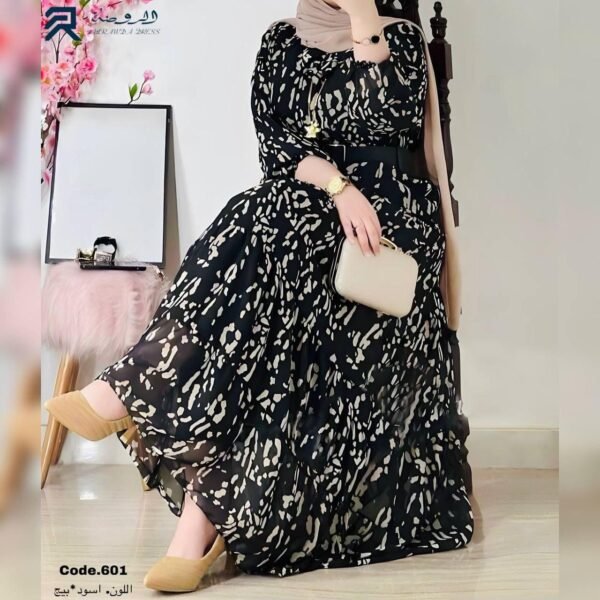 دريس  شيفون منقط